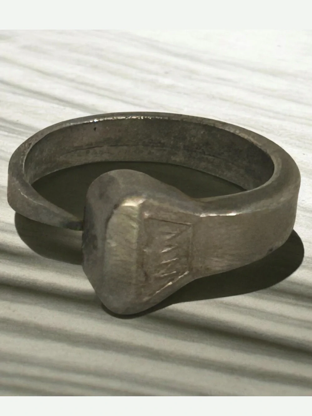Antique/Vintage Prairie Diamond Northwestern Horse Nail Ring